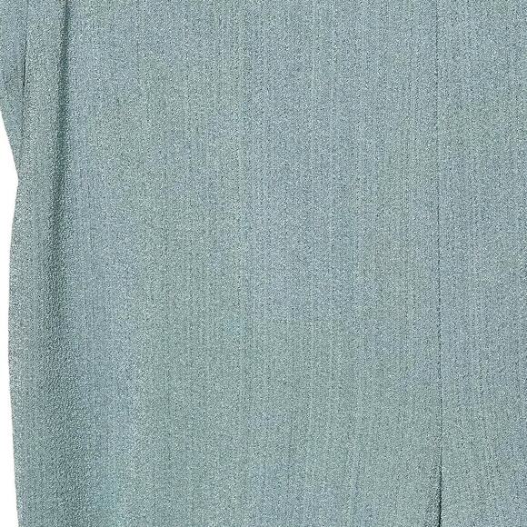 Alfred Dunner Pants Flat Front Elastic Back With Pockets Light Teal Size 16 - Picture 5 of 6